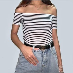 Off the shoulder top